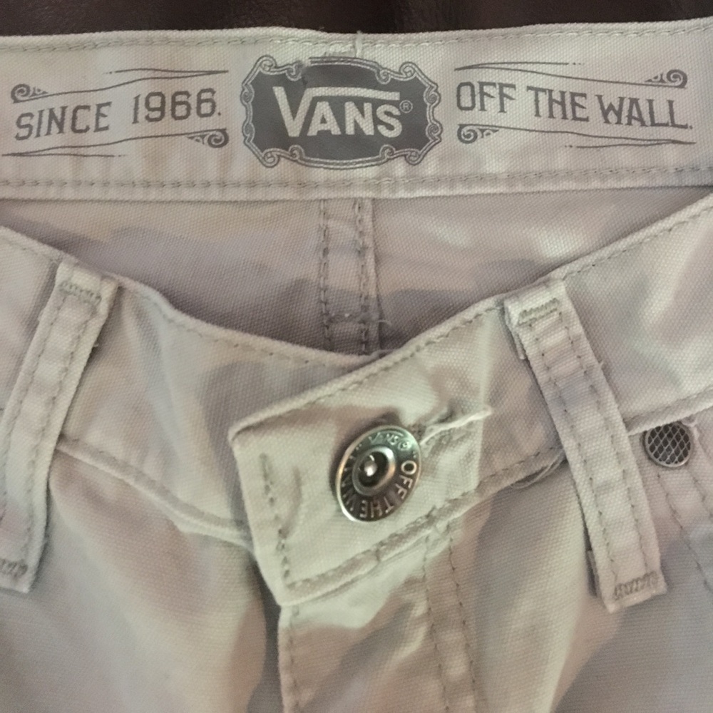 Light gray boys Vans pants
